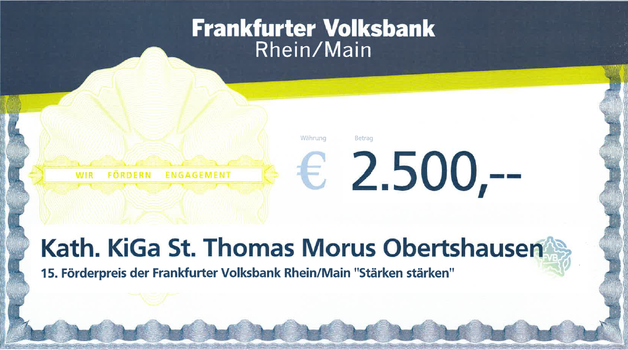 Katholische Kindertagesstätte St. Thomas Morus gewinnt 1. Preis mit „Kid-Power“