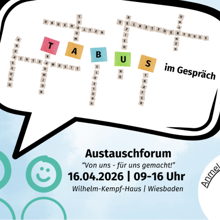2. Austauschforum: Tabus im Gespräch