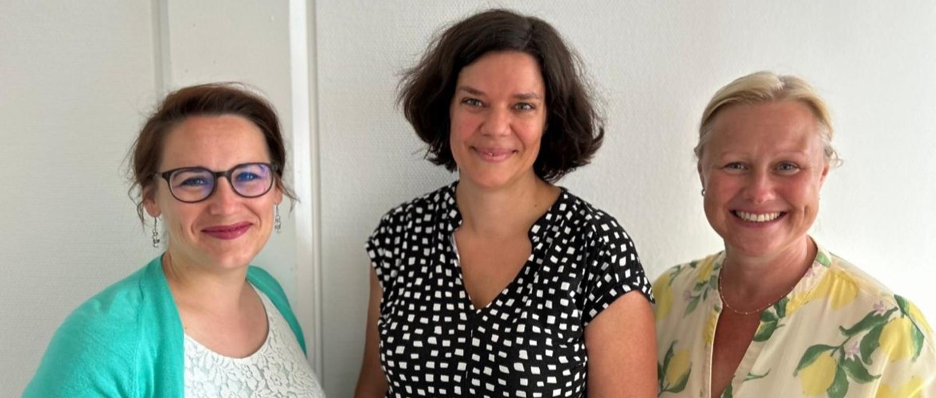 v.r.: Felicitas Berneit, Julia Ludwig, Andrea Nisch-Kappler