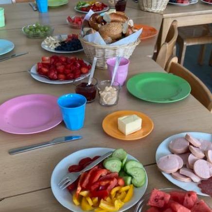 Gemeinsames Frühstück