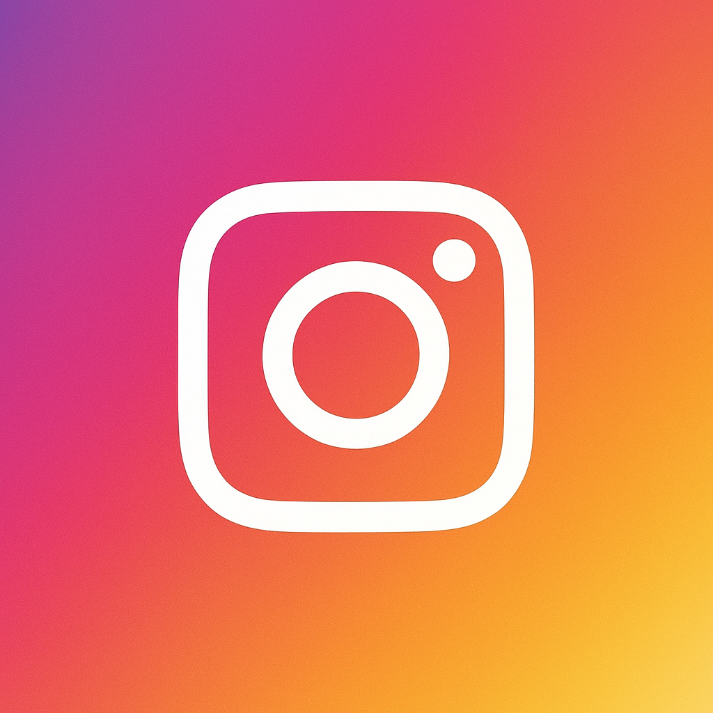Logo mit buntem Hintergrund