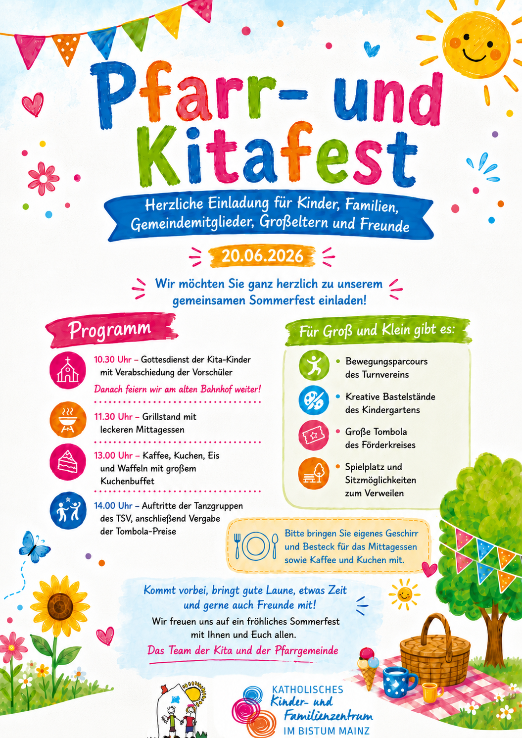 Einladung Pfarr- und Kitafest 2026
