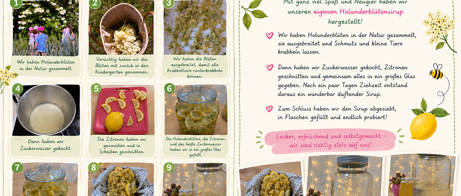 Holunderblütensirup