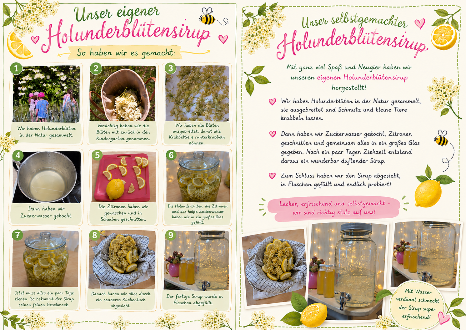 Holunderblütensirup