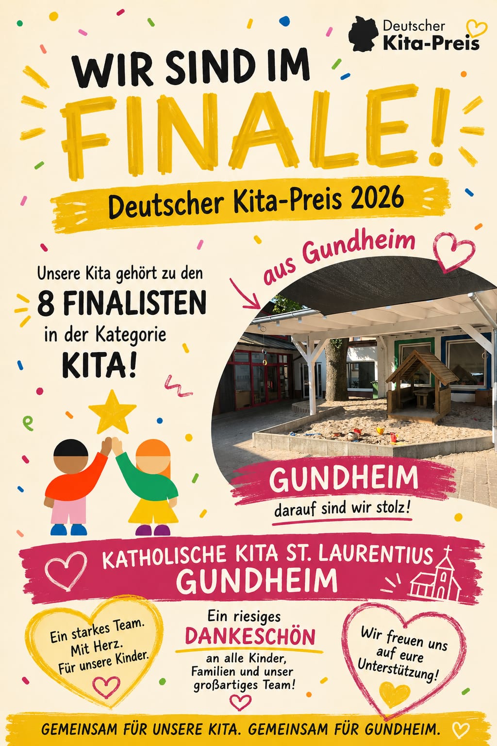 Kita Gundheim ist im Finale des deutschen Kita-Preises