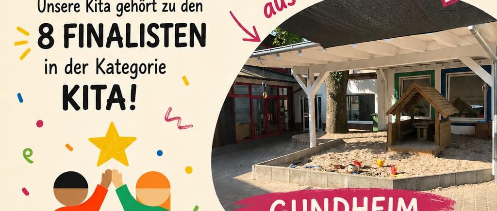 Kita Gundheim ist im Finale des deutschen Kita-Preises