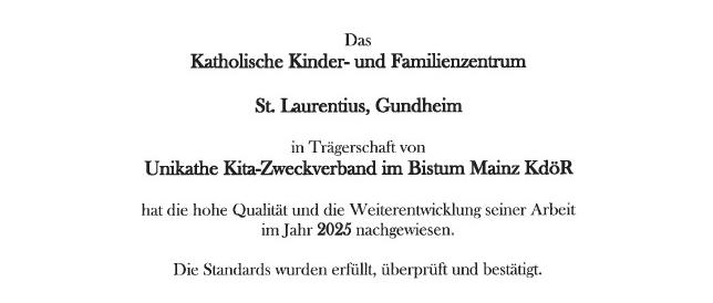 Bild eines Zertifikates zur Rezertifizierung